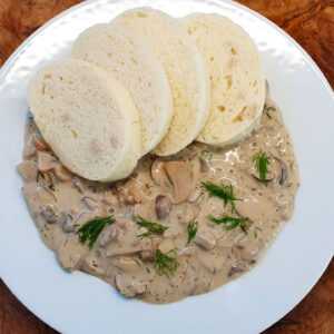 houbová omáčka