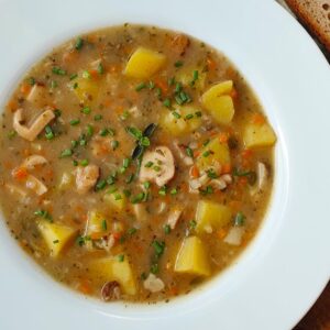 bramboračka houby recept