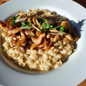 houbové rizoto s shiitake