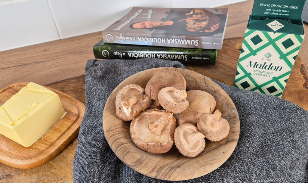 shiitake na másle