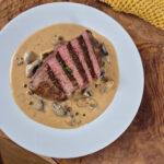 hovězí steak s pepřovou omáčkou