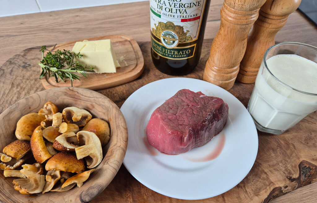hovězí steak s pepřovou omáčkou