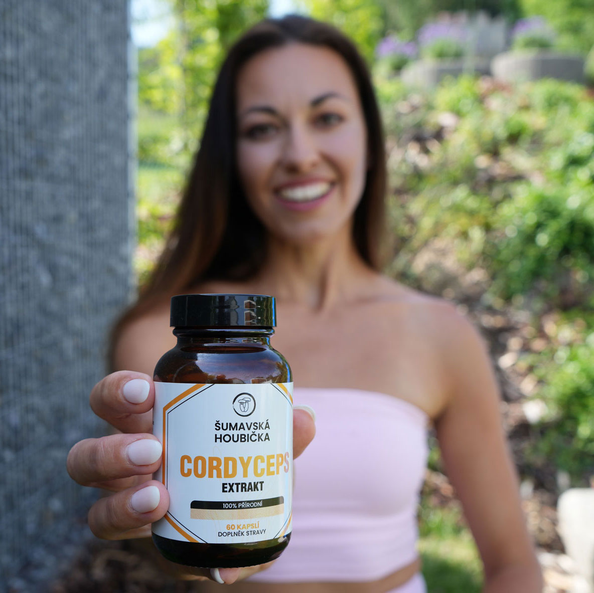 Cordyceps kapsle Šumavská houbička