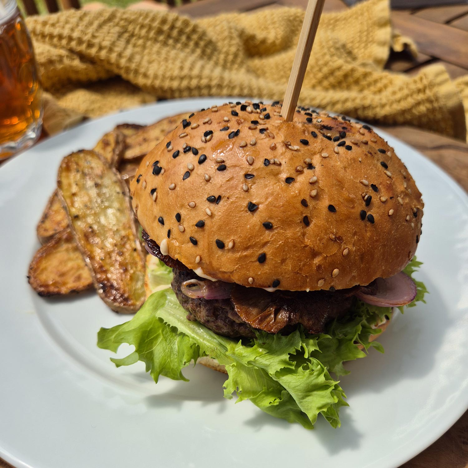domácí hamburger