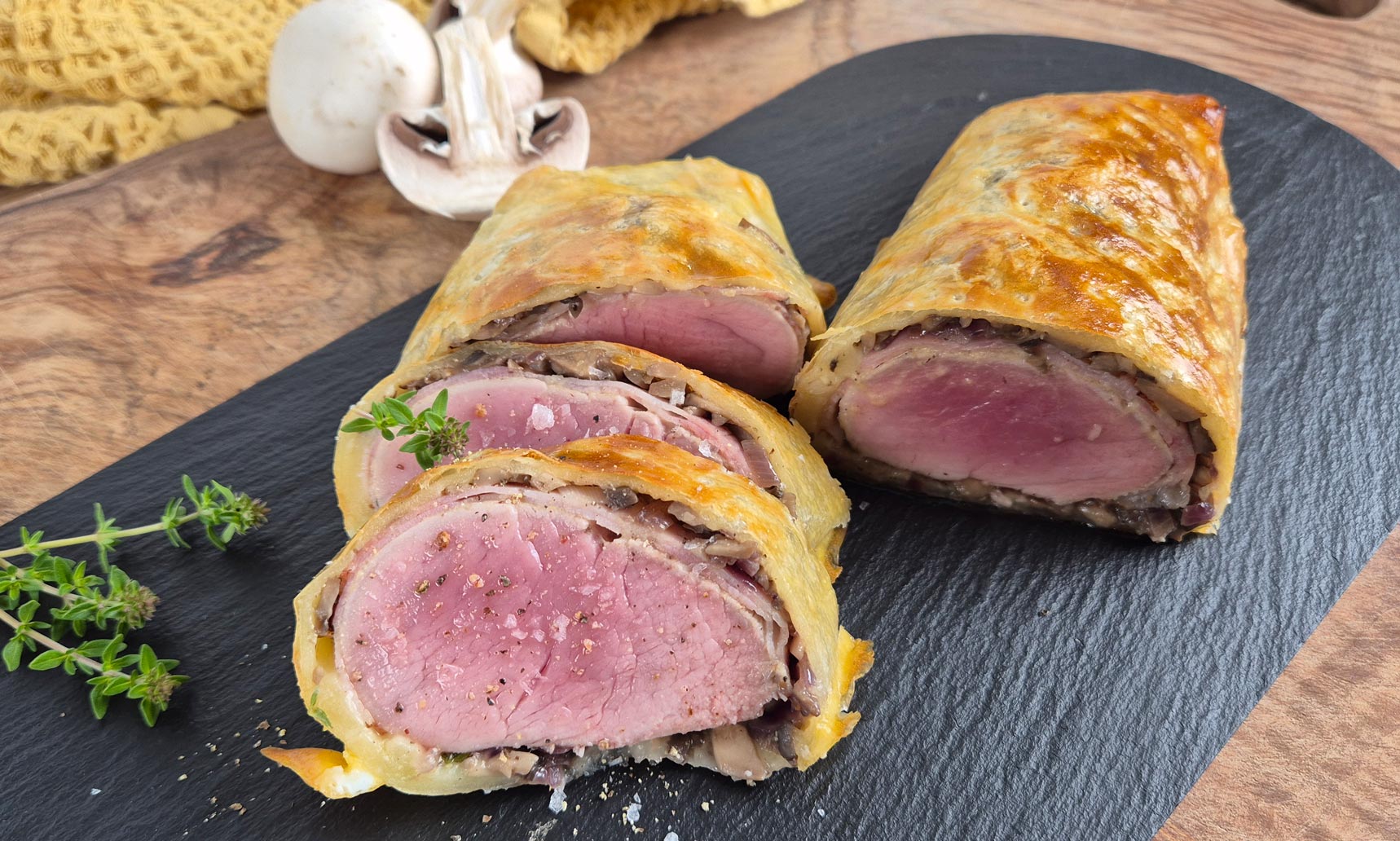 Vepřová panenka Wellington
