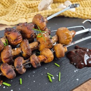 grilované žampiony recept